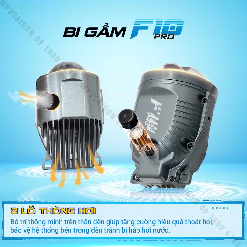 BI GẦM X-LIGHT F10 PRO 3 NHIỆT MÀU