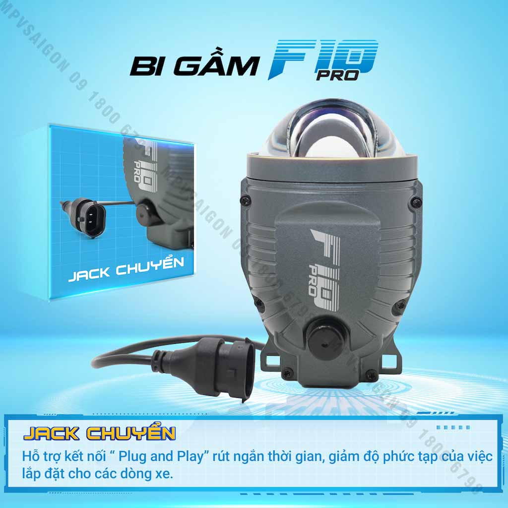 BI GẦM X-LIGHT F10 PRO 3 NHIỆT MÀU