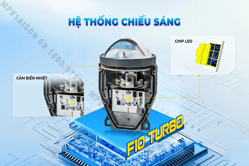 BI GẦM X-LIGHT F10 TURBO 24V