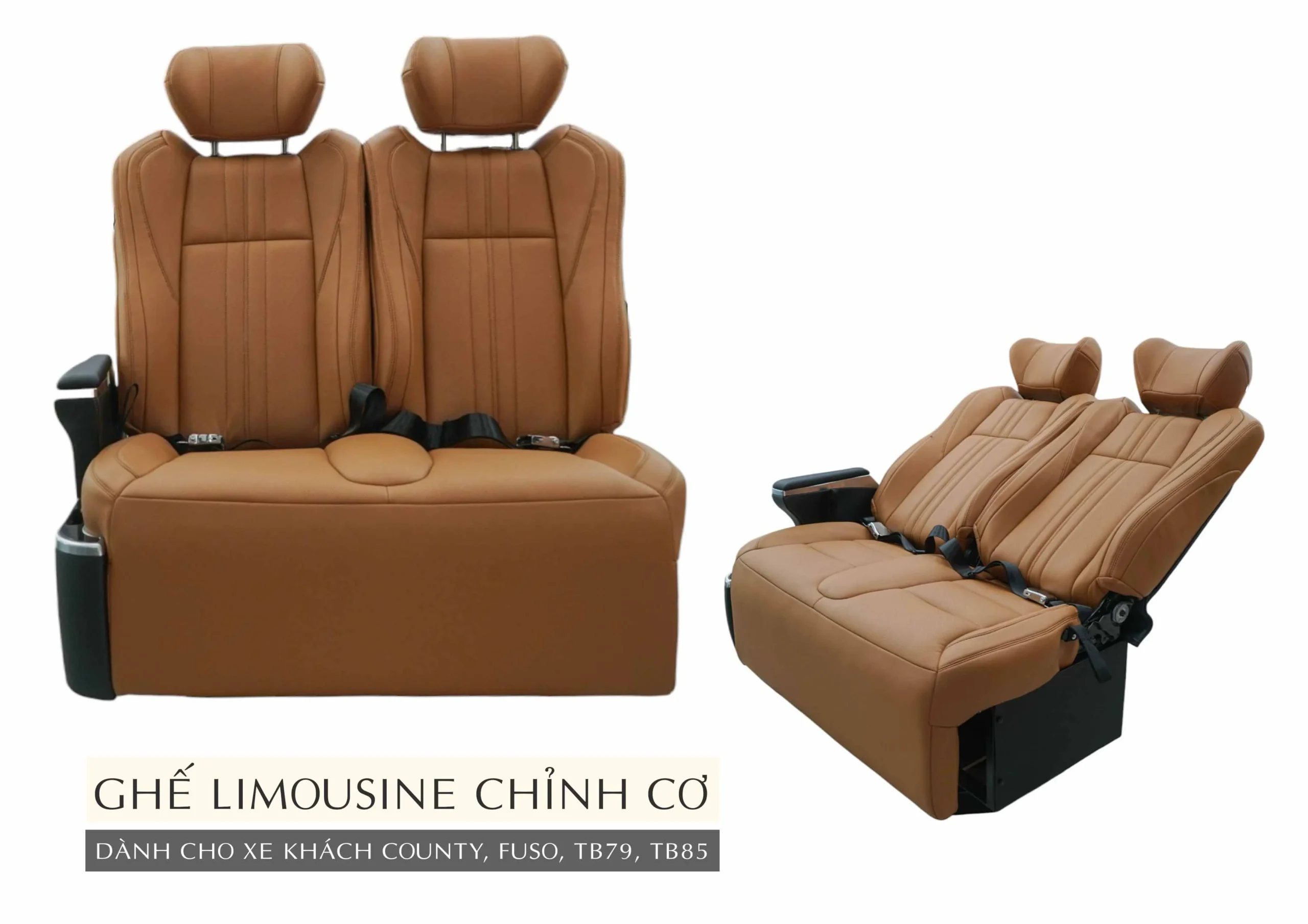 BROCHURE GHẾ LIMOUSINE CHỈNH CƠ XE KHÁCH COUNTY, FUSO, TB79, TB85