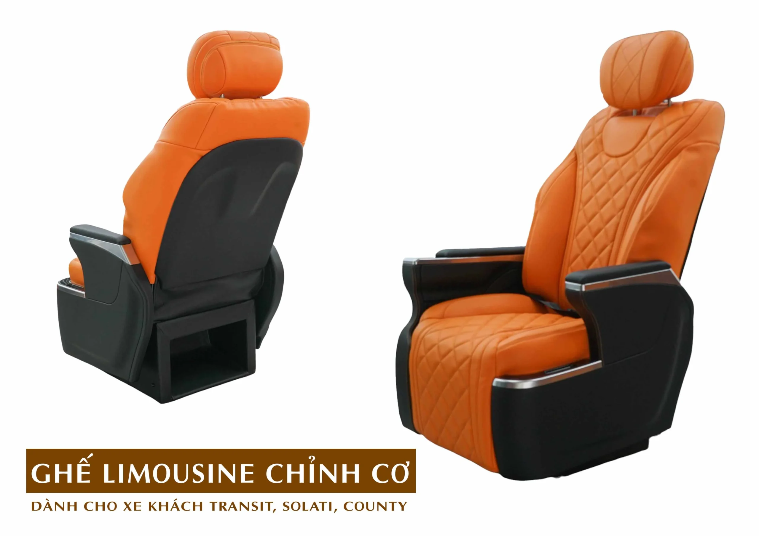 BROCHURE GHẾ LIMOUSINE CHỈNH CƠ XE KHÁCH TRANSIT, SOLATI, COUNTY