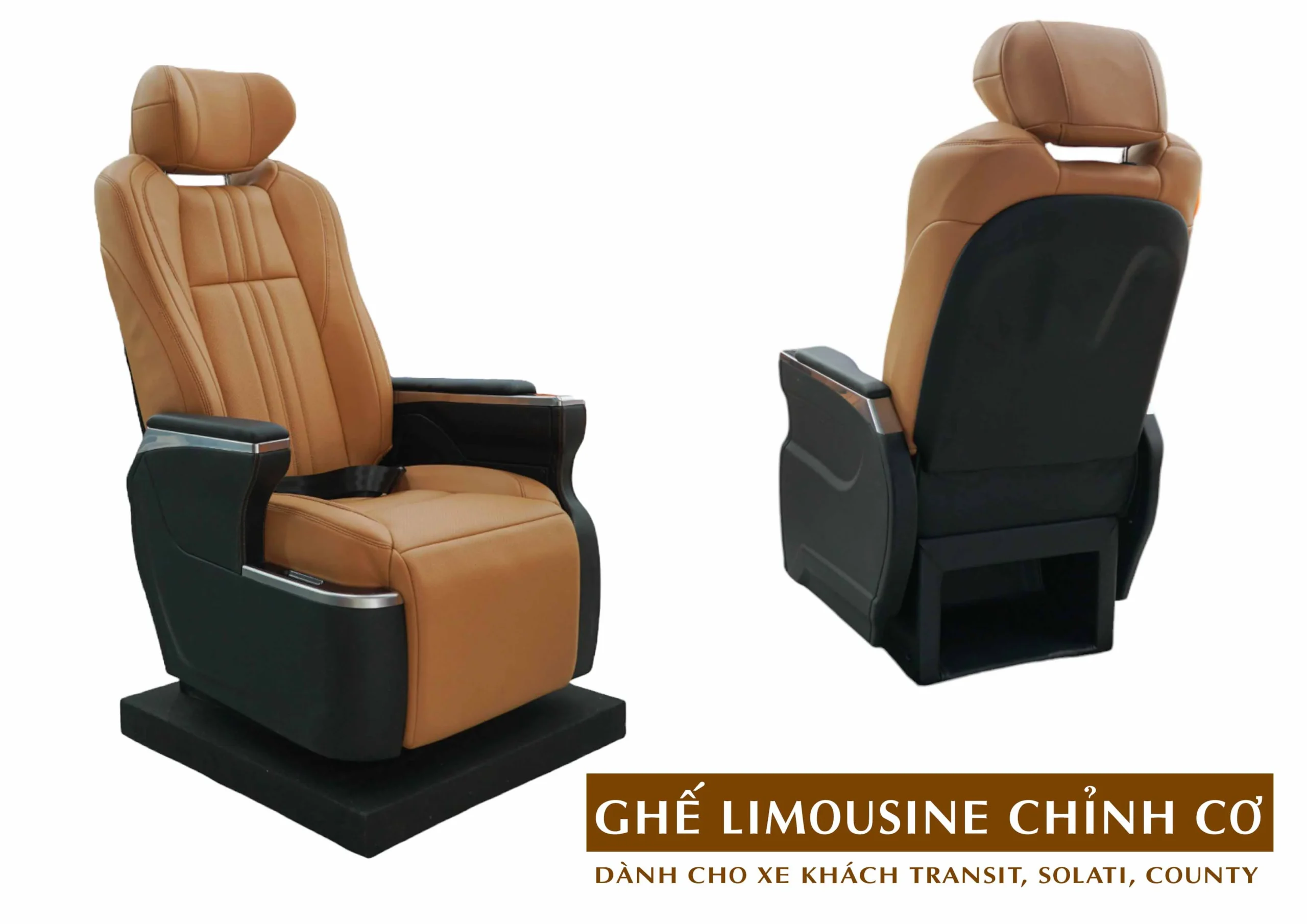 BROCHURE GHẾ LIMOUSINE CHỈNH CƠ XE KHÁCH TRANSIT, SOLATI, COUNTY