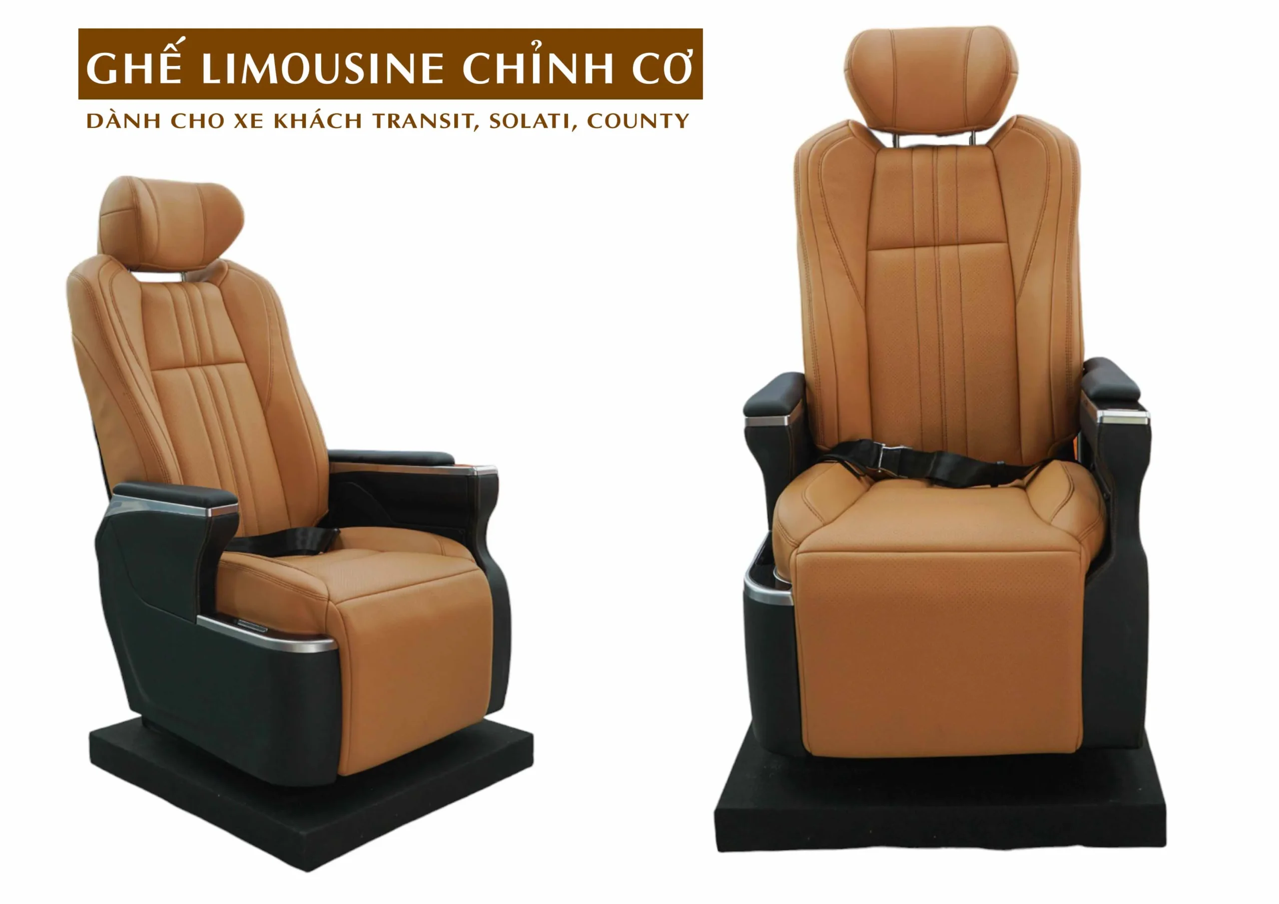 BROCHURE GHẾ LIMOUSINE CHỈNH CƠ XE KHÁCH TRANSIT, SOLATI, COUNTY