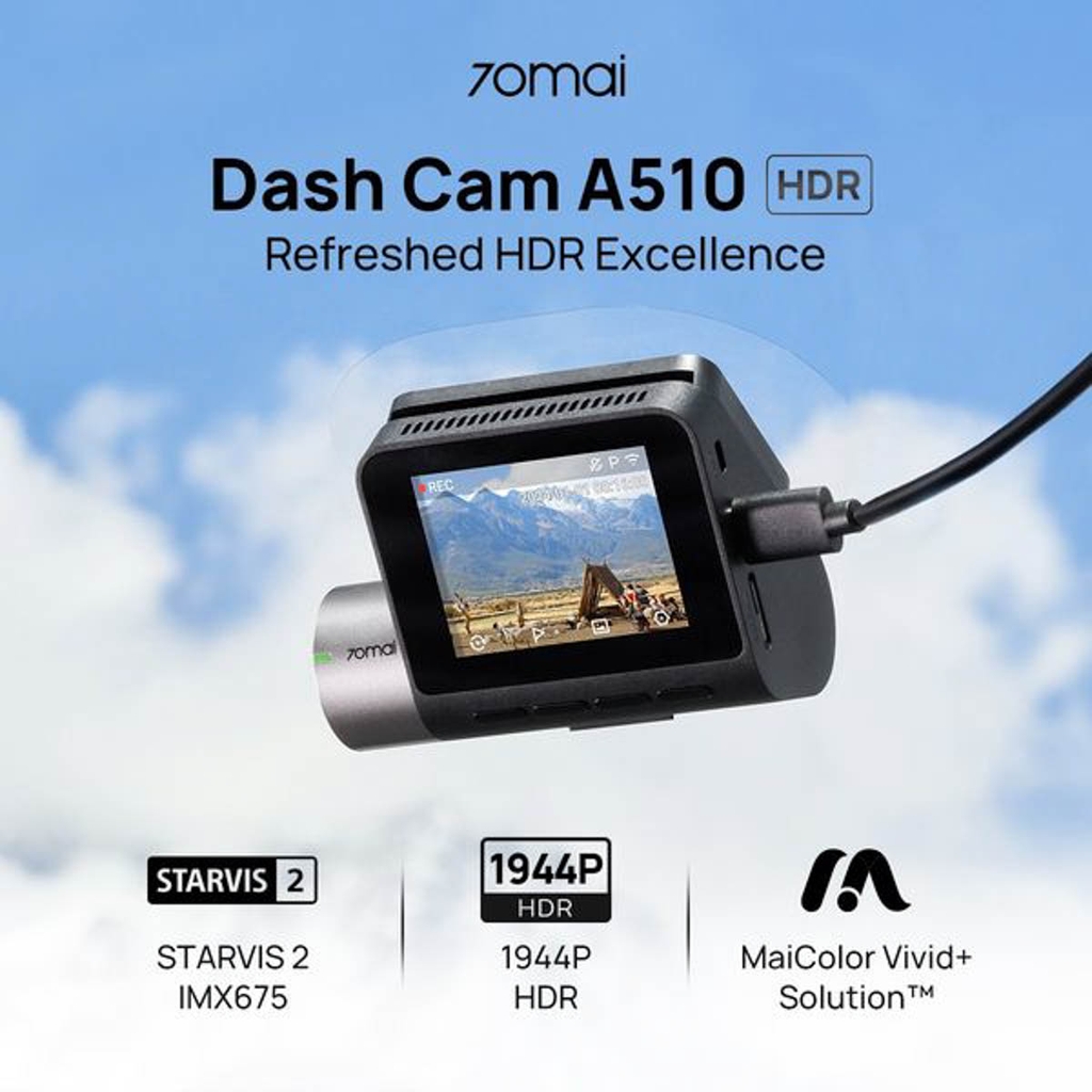 Camera hành trình ghi hình 3K HDR 70mai A510 4G