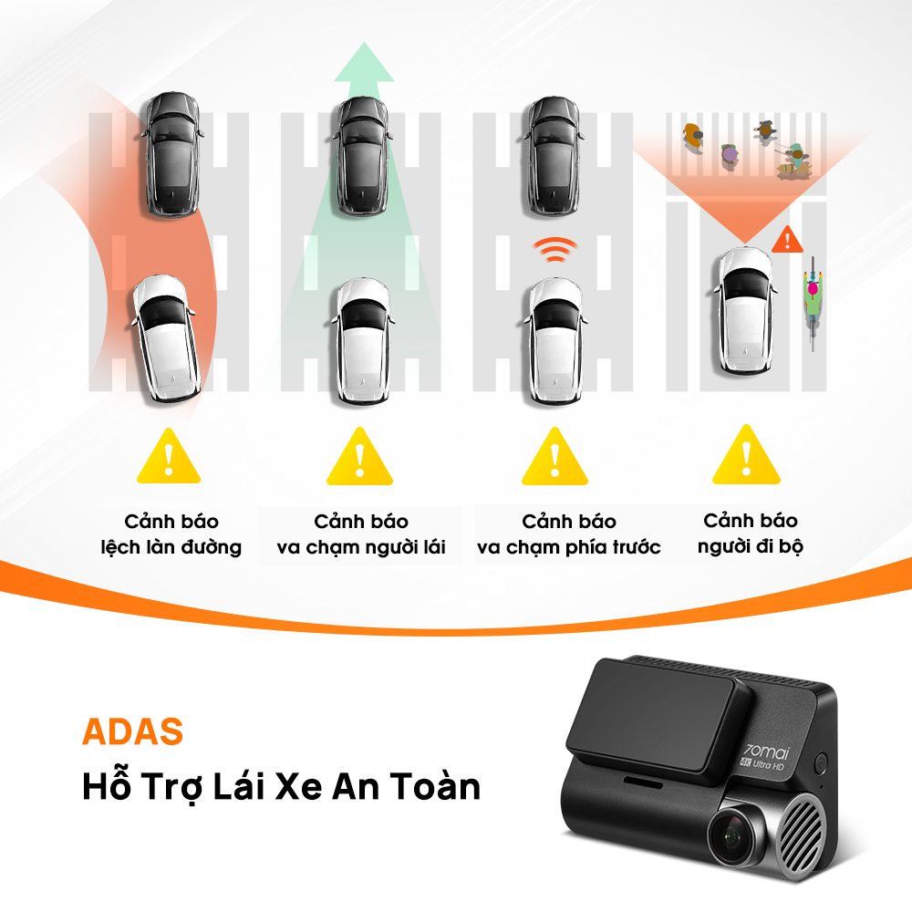 Camera hành trình ghi hình 4K HDR giá rẻ 70mai A810