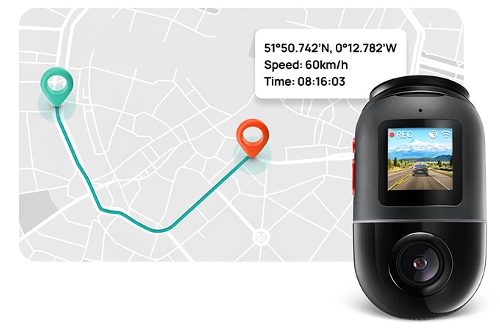 Camera hành trình xoay 360 độ 70mai OMNI X200