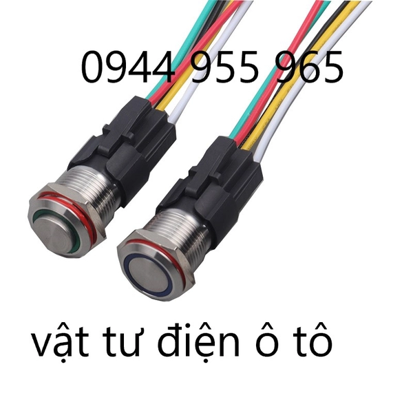 Công tắc 22mm LED tròn chân dài
