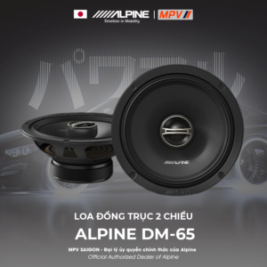 ALPINE DM-65 LOA ĐỒNG TRỤC 2 CHIỀU