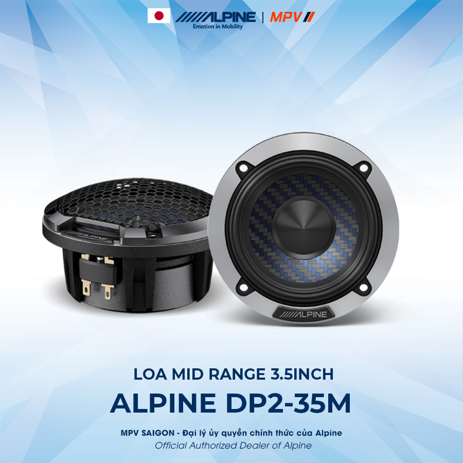 ALPINE DP2-35M LOA MID RANGE 3.5INCH