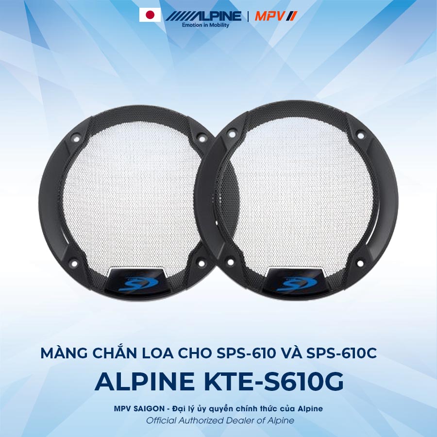 ALPINE KTE-S610G – MÀNG CHẮN LOA DÀNH CHO SPS-610 VÀ SPS-610C