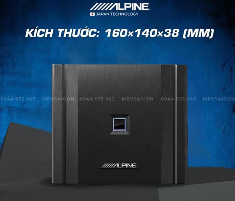 Alpine PXE-M60-4 DSP tích hợp Ampli cao cấp