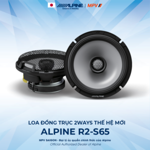 ALPINE R2-S65 LOA ĐỒNG TRỤC 2WAYS THẾ HỆ MỚI
