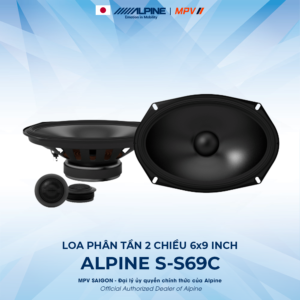 ALPINE S-S69C LOA PHÂN TẦN 2 CHIỀU 6x9 INCH