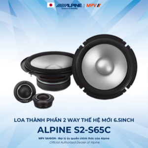 ALPINE S2-S65C LOA THÀNH PHẦN 2 WAY THẾ HỆ MỚI 6.5INCH