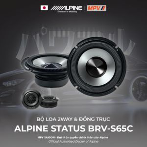 ALPINE STATUS BRV-S65C BỘ LOA 2WAY & ĐỒNG TRỤC