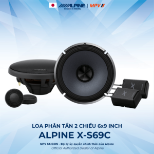 ALPINE X-S69C LOA PHÂN TẦN 2 CHIỀU 6x9 INCH