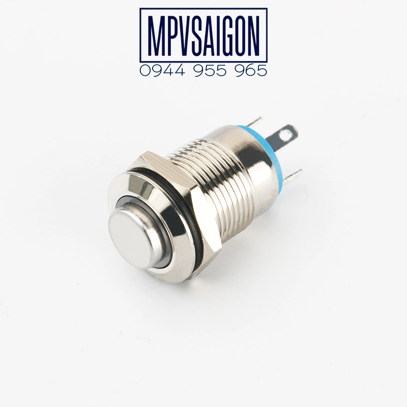 Công tắc LED 12mm đầu cao 12V 24V Nhấn nhả