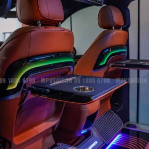 BÀN XẾP LƯNG GHẾ LED CHẠY HIỆN ĐẠI DÀNH CHO CÁC DÒNG XE CAO CẤP TẠI MPVSAIGON