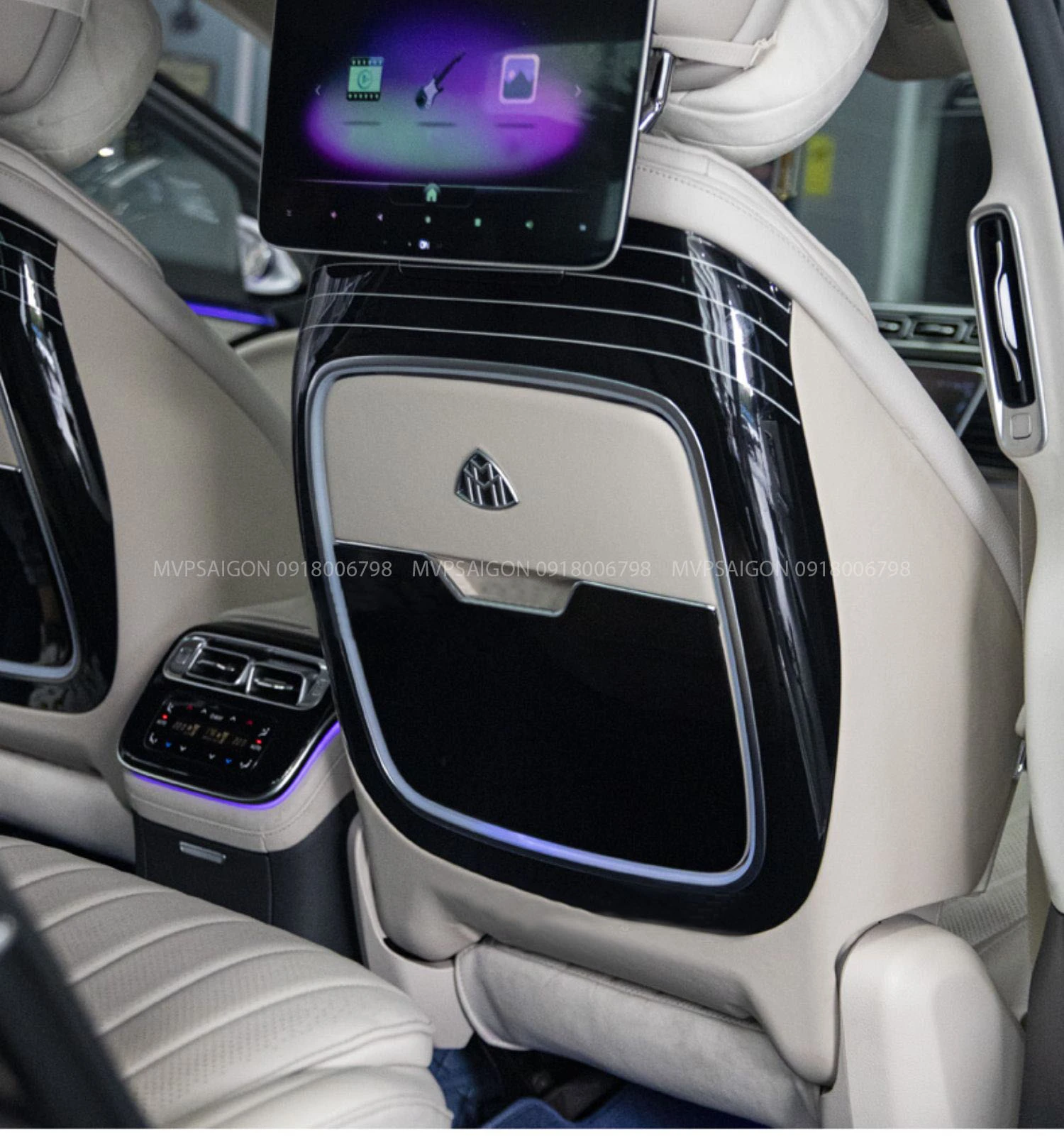 Bàn xếp lưng ghế tự động cho Benz S-class S400L S450 GLE350 GLS450