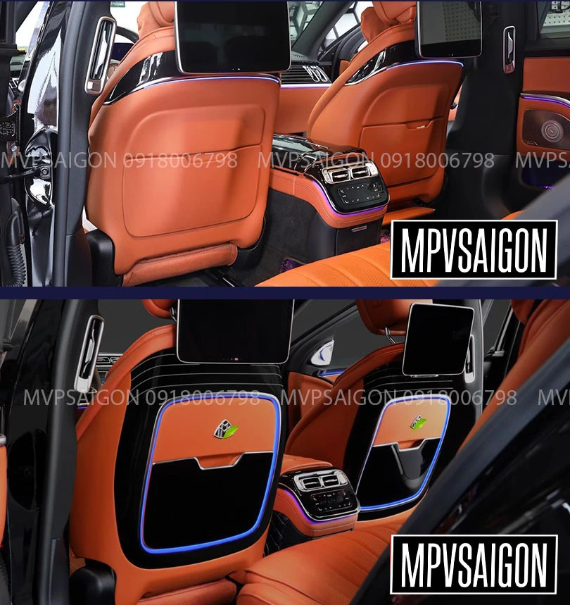 Bàn xếp lưng ghế - bàn ăn bàn làm việc xe Benz E-class E300 S450 C300 GLC300 GLB A200