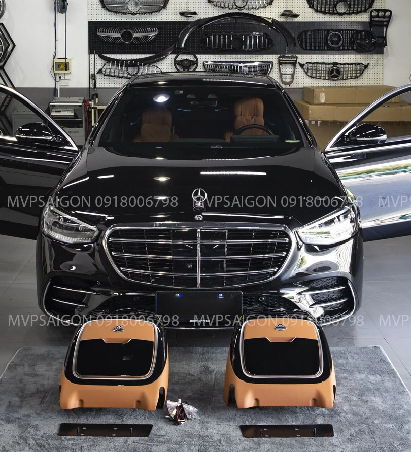 Bàn xếp lưng ghế tự động cho Benz S-class S400L S450 GLE350 GLS450