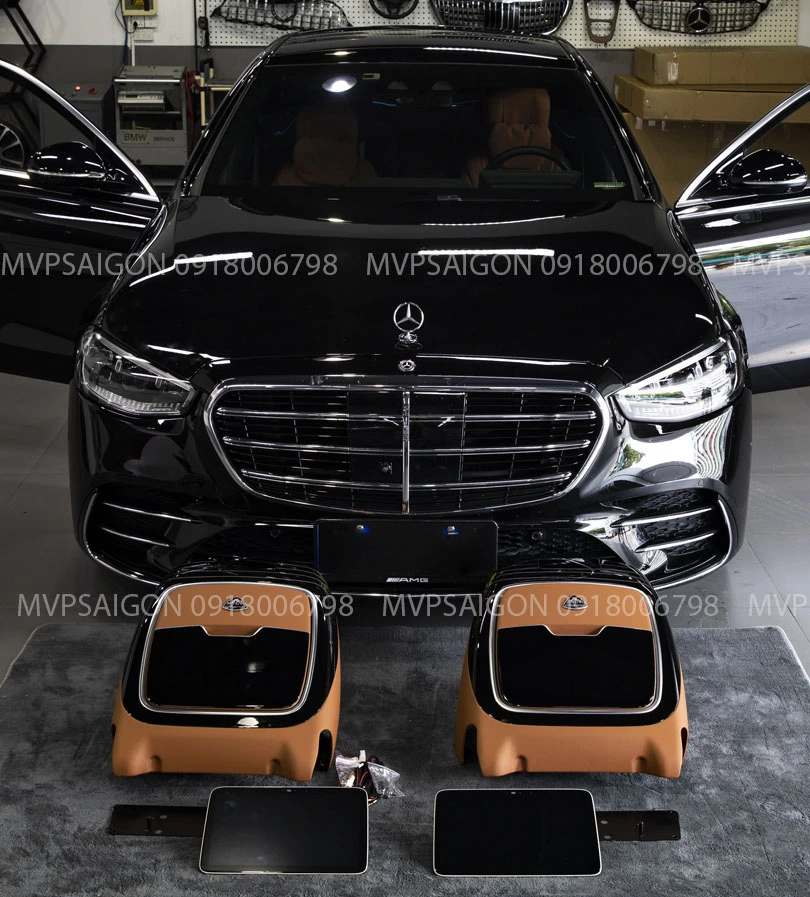 Bàn xếp lưng ghế tự động cho Benz S-class S400L S450 GLE350 GLS450