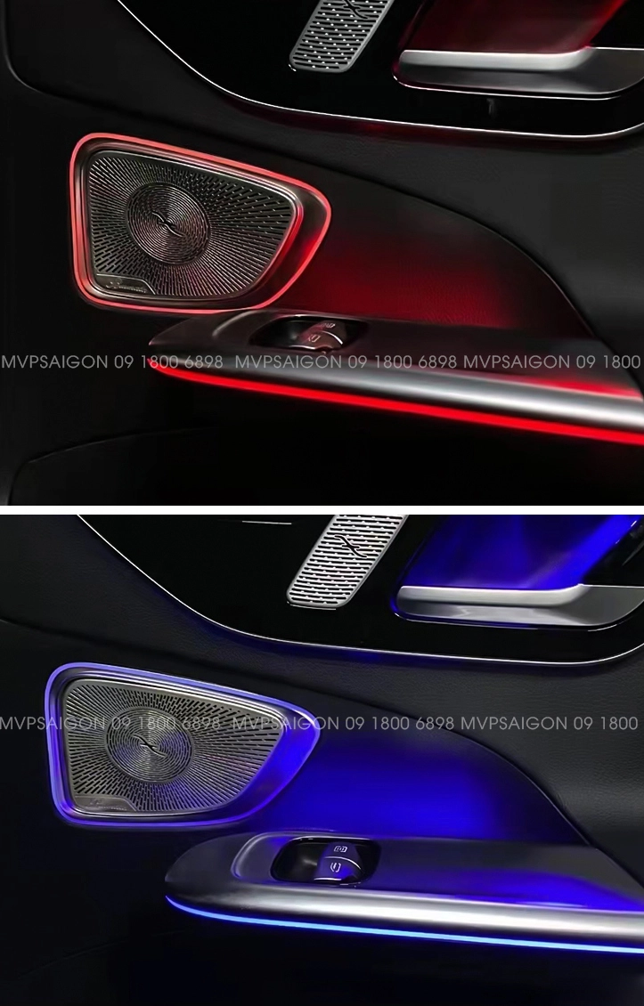 Bộ ốp loa có Ambient LED for Benz C Class C200 C260 C300 2022-2023 mới nhất 2026