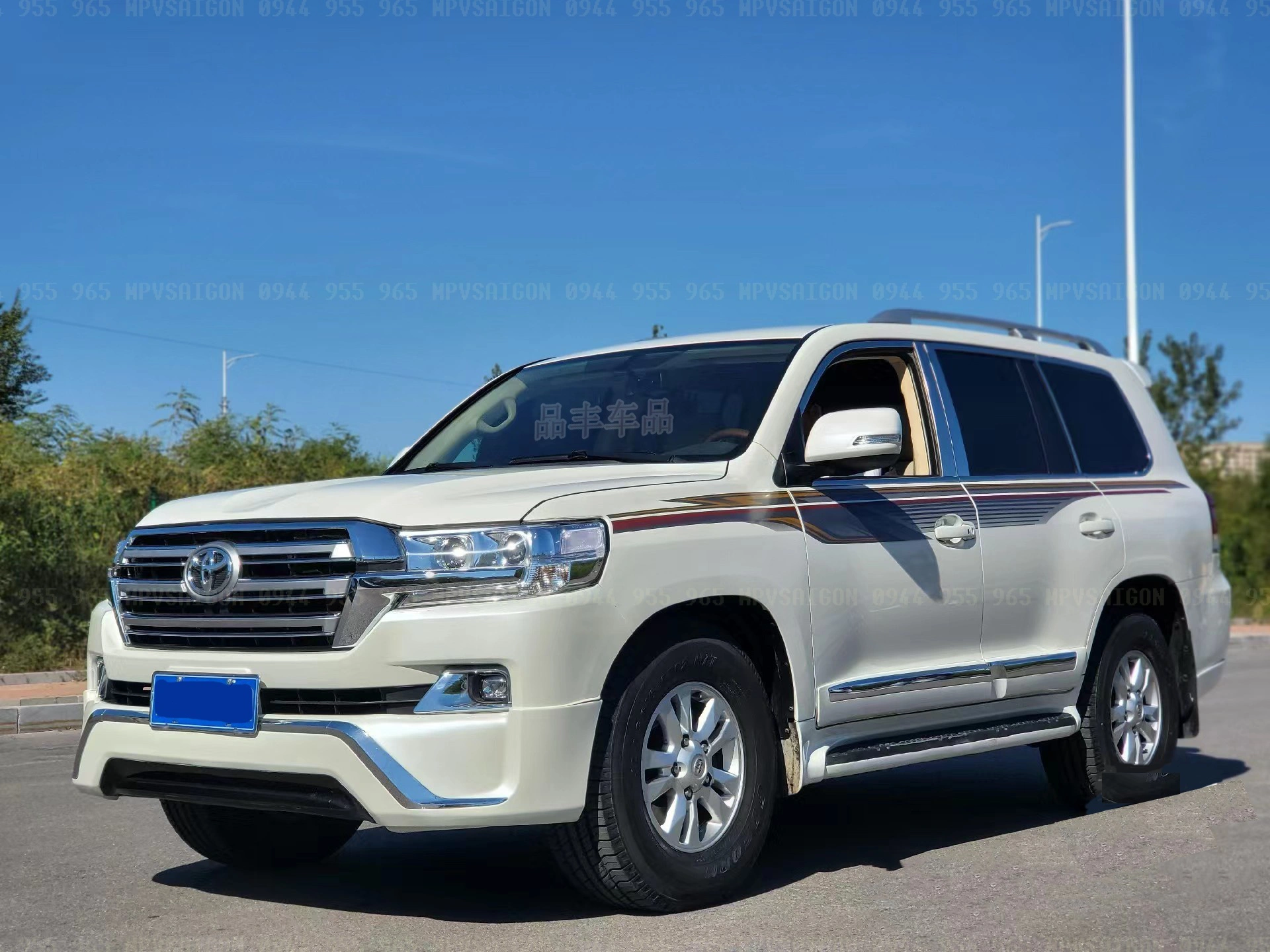 Bộ tem decal xe Land Cruiser LC200 đời 2008~ 2026