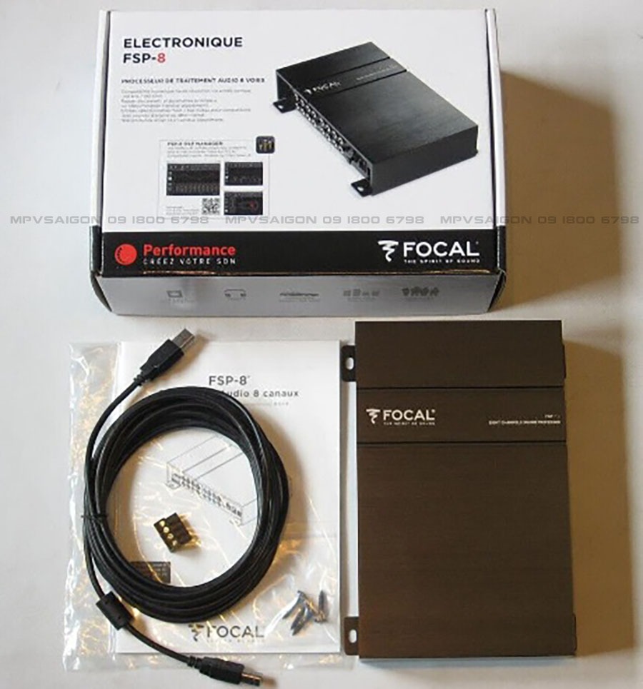 Bộ xử lý tín hiệu số (DSP) cao cấp 8 kênh Focal FSP-8