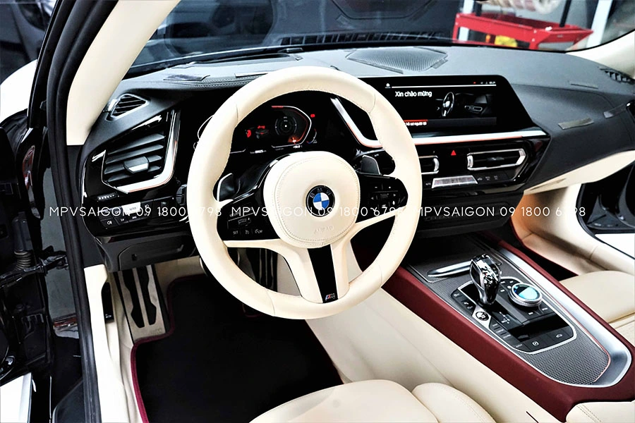 Bọc da ghế & đổi màu nội thất BMW
