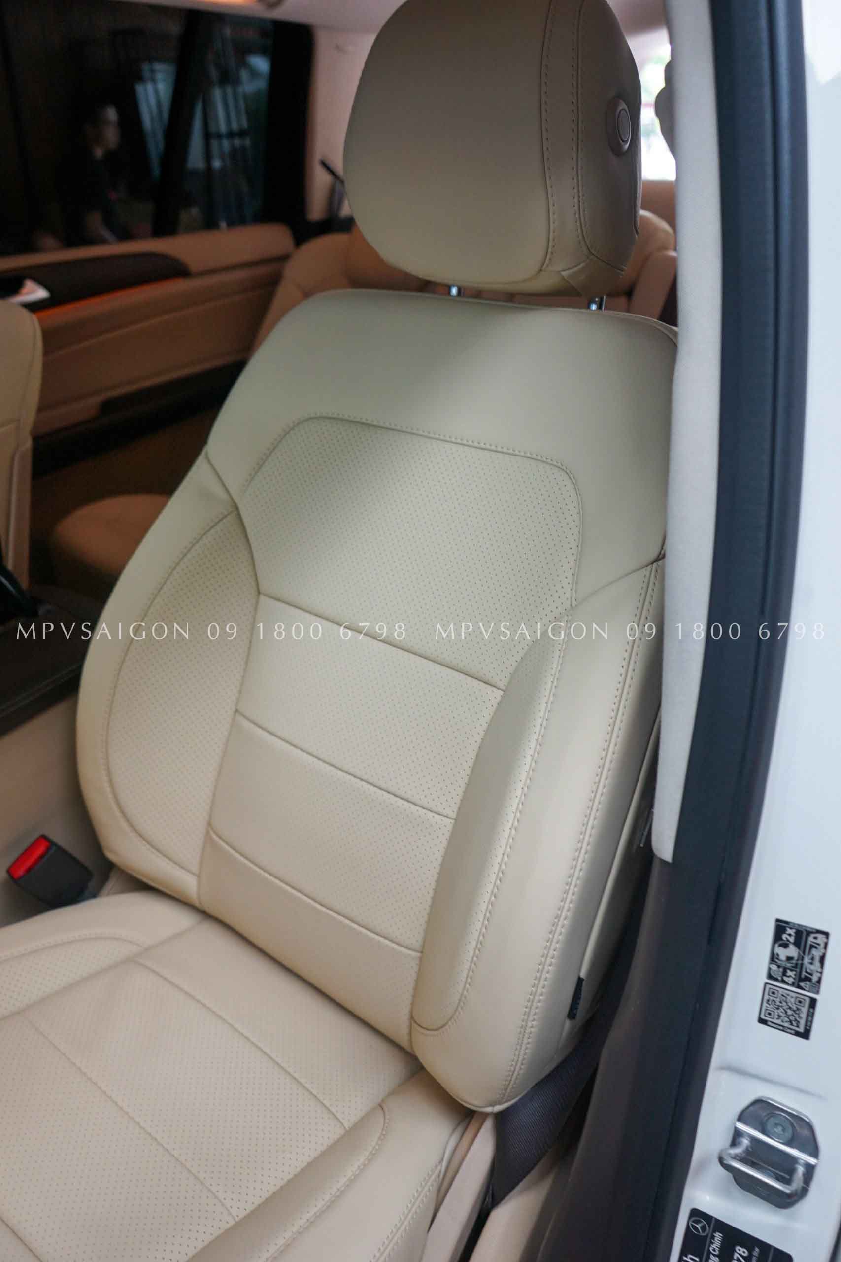 Bọc da Nappa Le mans nhập khẩu từ Ý cho Mercedes Benz GLS450