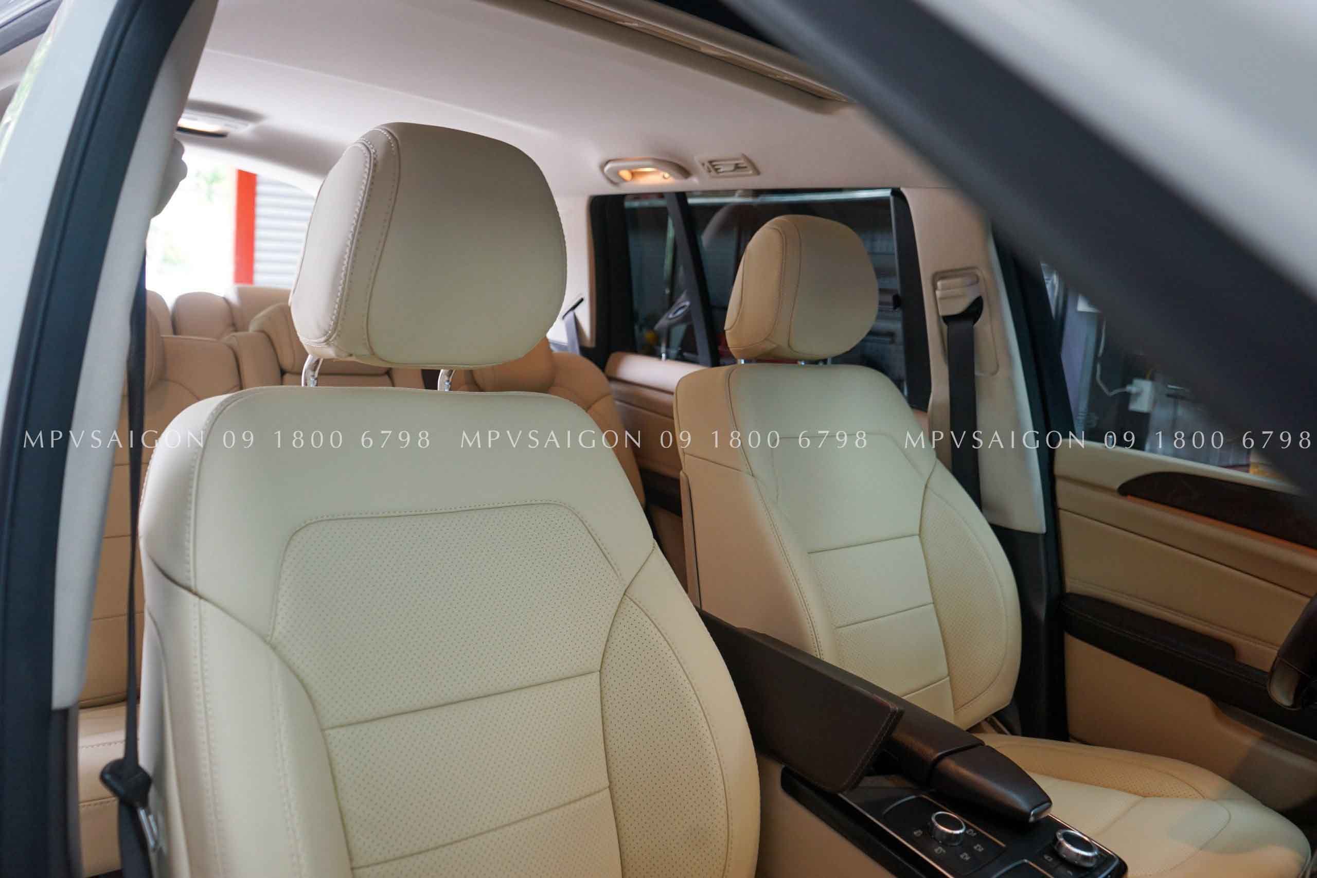 Bọc da Nappa Le mans nhập khẩu từ Ý cho Mercedes Benz GLS450