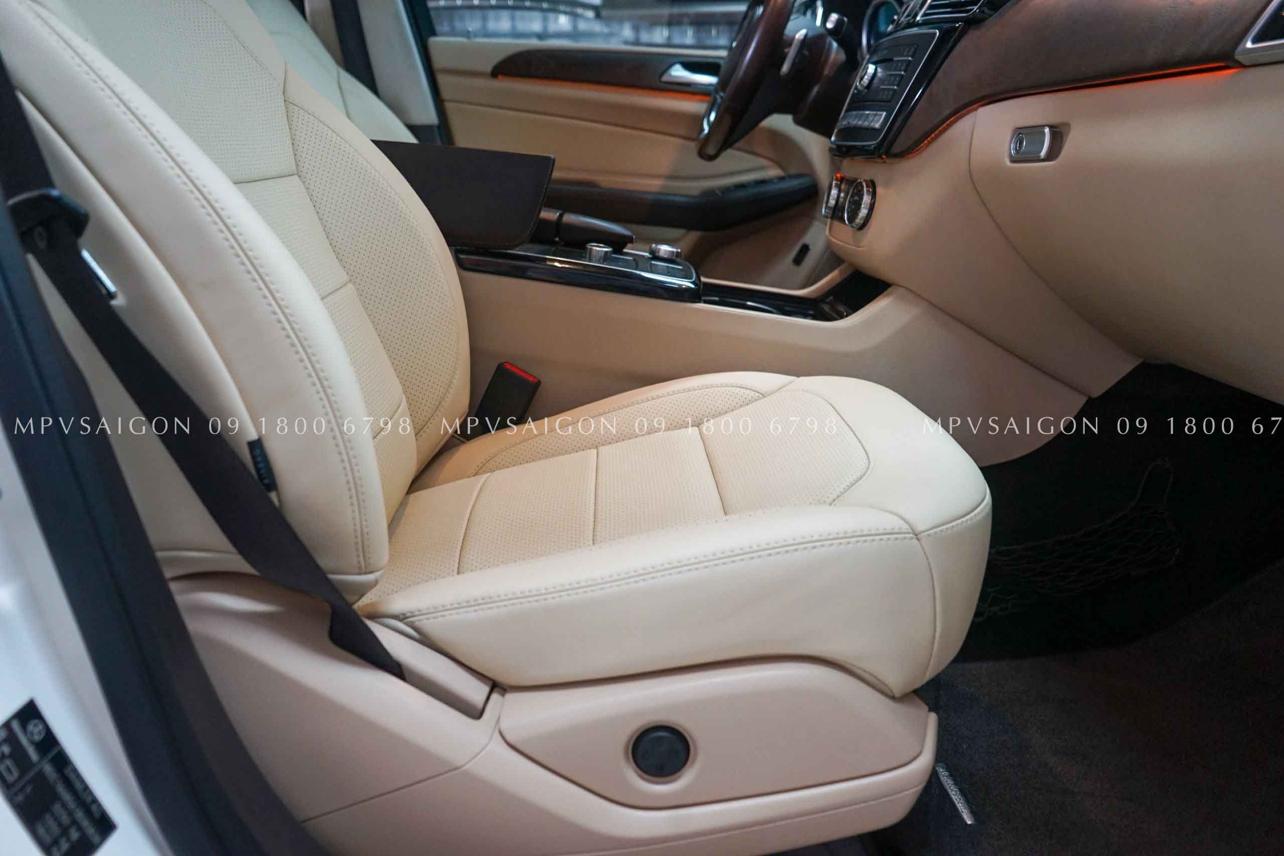 Bọc da Nappa Le mans nhập khẩu từ Ý cho Mercedes Benz GLS450
