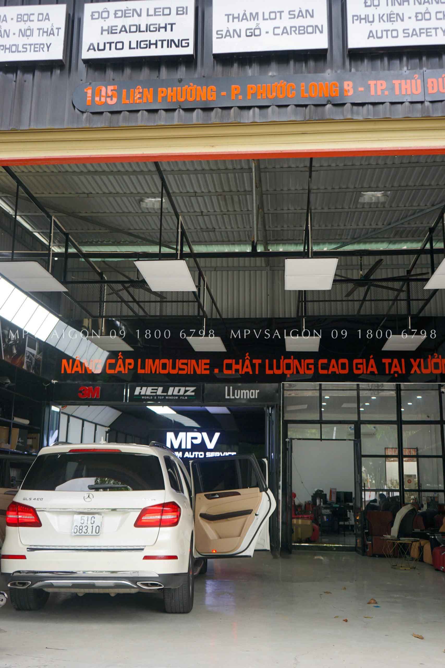 Bọc da Nappa Le mans nhập khẩu từ Ý cho Mercedes Benz GLS450