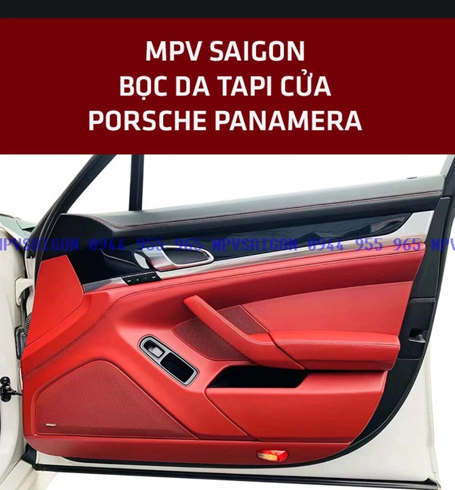 Bọc da tapi tapli cửa các dòng xe sang Porsche, AUDI, BMW, Mercedes- Benz, Range Rover, Maserati