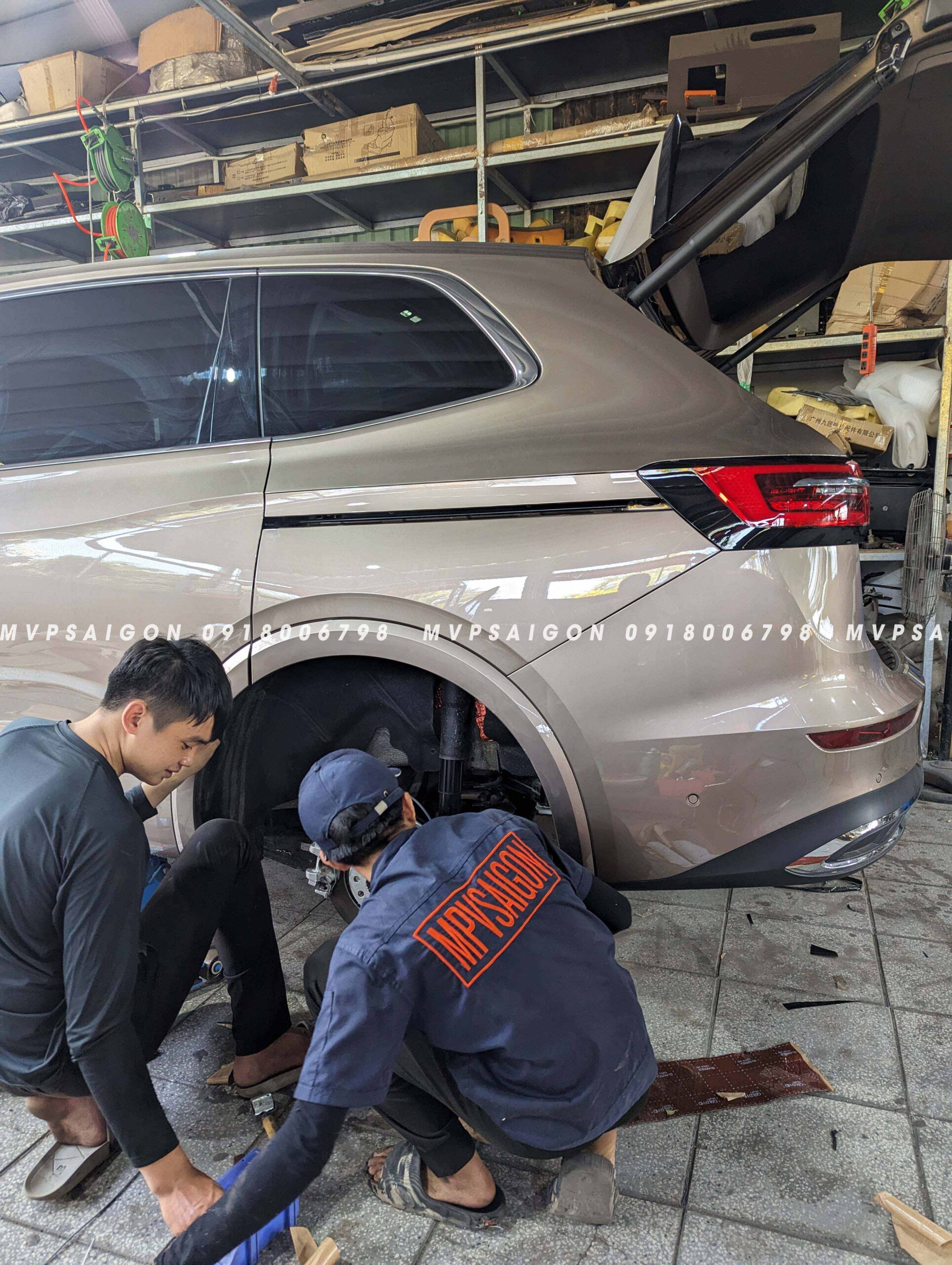 Cách âm chống ồn Volkswagen Viloran/ Teramont - vật liệu cách âm Dr Artex tiên tiến nhất
