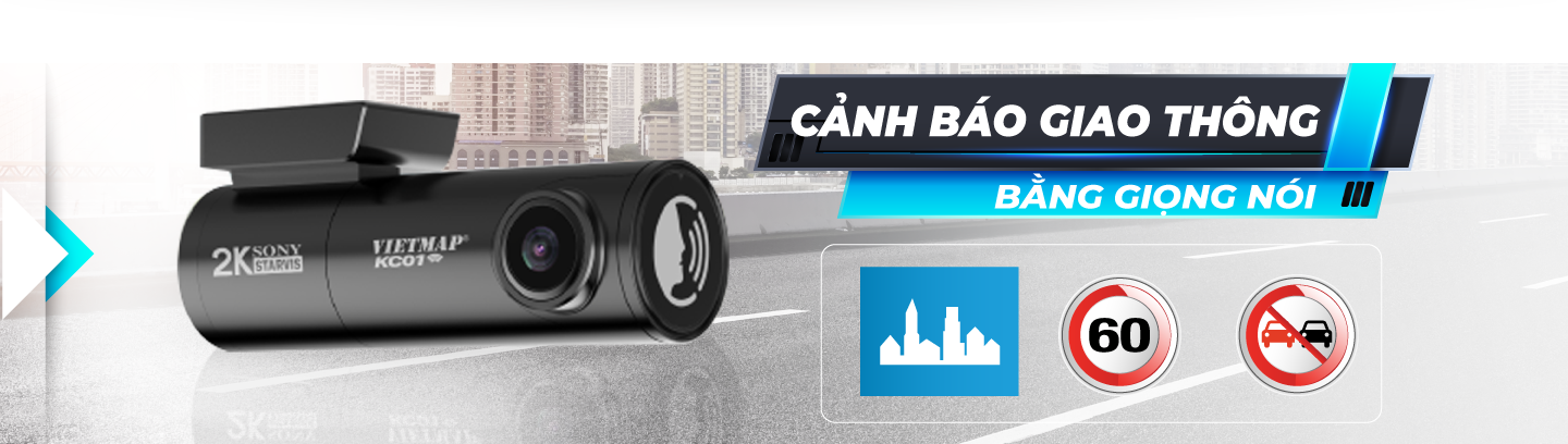 Camera Cảnh báo giao thông VietMap KC01
