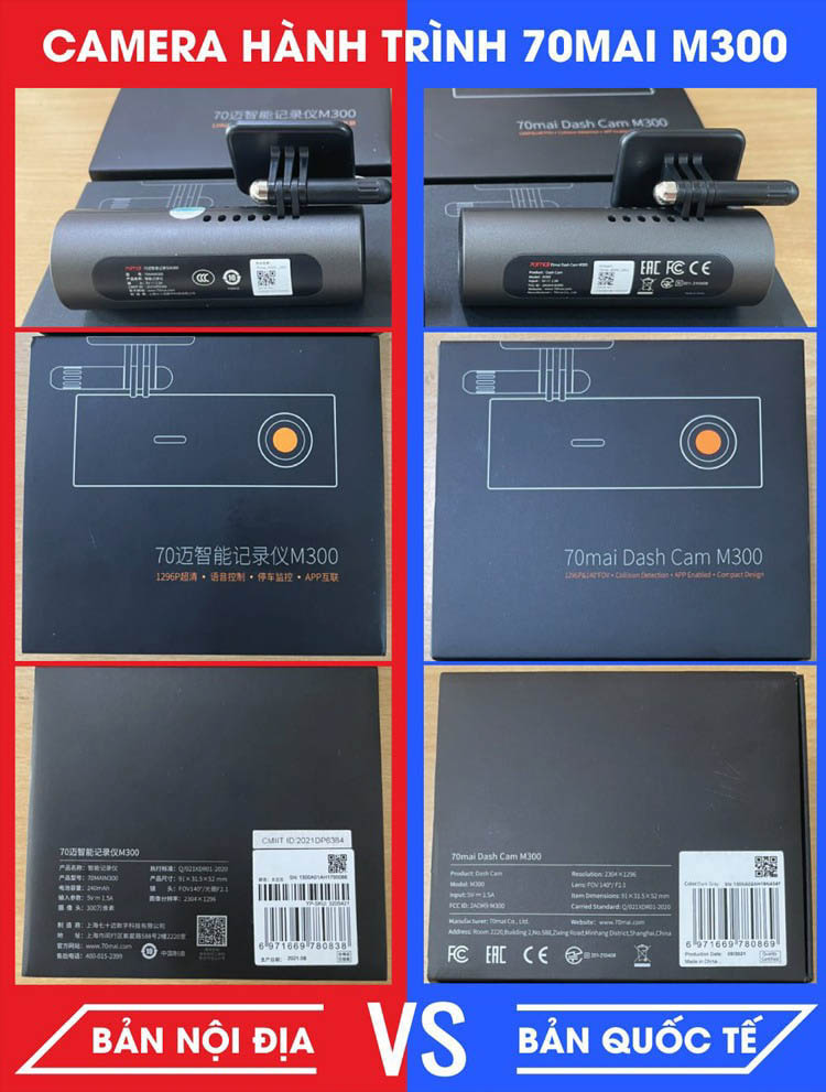 Camera hành trình M300 70Mai giá rẻ
