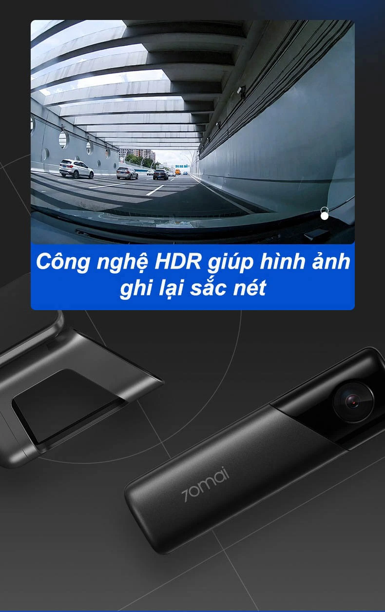 Camera hành trình M500 70Mai đẳng cấp
