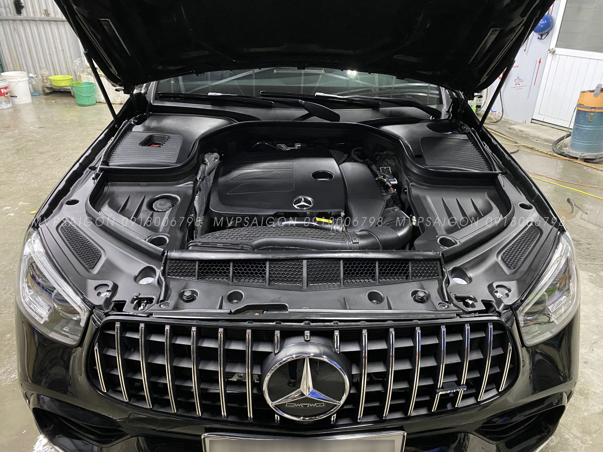Chắn Bụi Khoang Động Cơ Mercedes GLC-Class (GLC200 - GLC250 - GLC300)