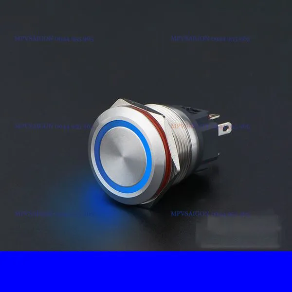 Công tắc 22mm LED tròn- chân giắc