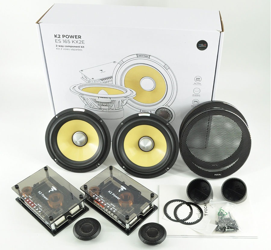 Focal ES 165 KX2E - Hệ thống loa 2 chiều, loa tweeter vòm ngược chữ M