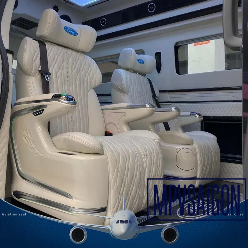 Nâng cấp ghế Nội thất Ford Transit VIP Limousine: Kinh nghiệm và bảng giá mới nhất