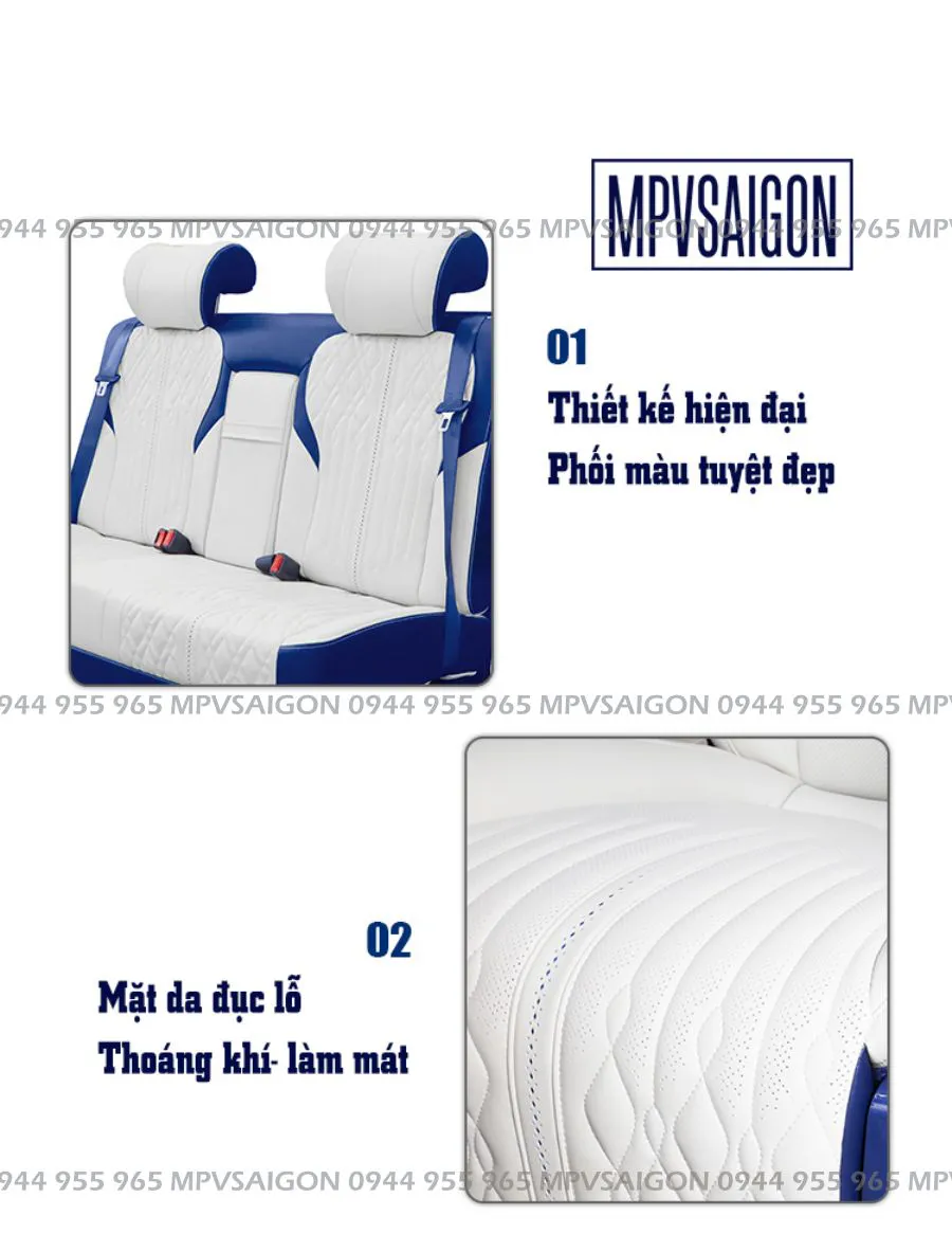 Ghế Limousine băng ba ngả giường phẳng Dreamer Sofa