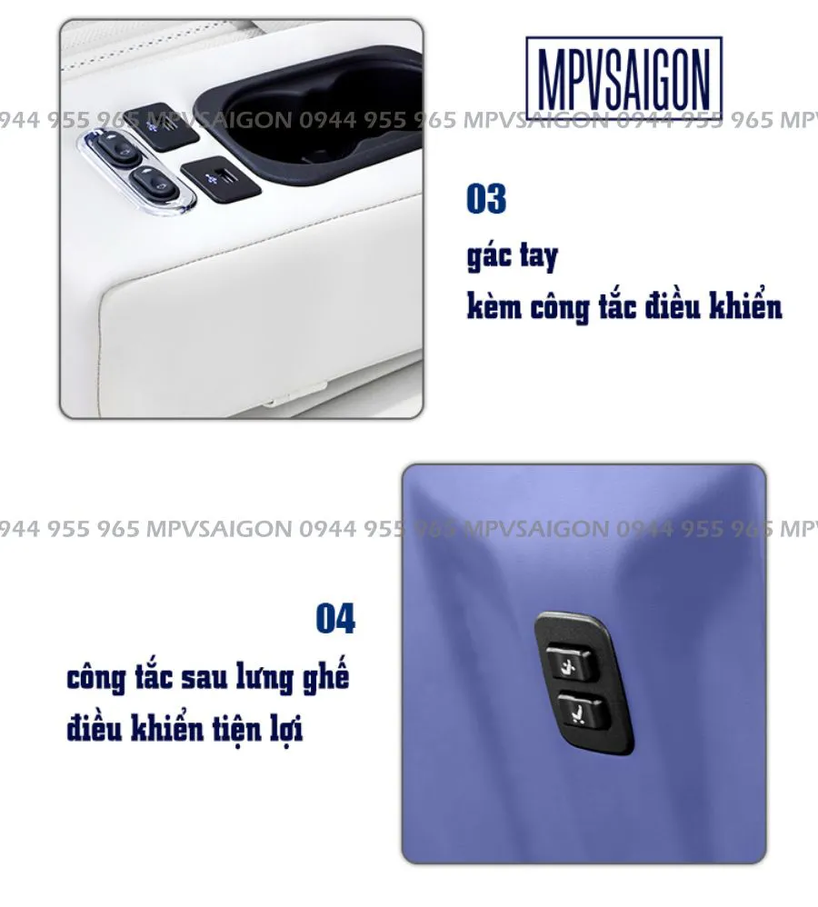 Ghế Limousine băng ba ngả giường phẳng Dreamer Sofa