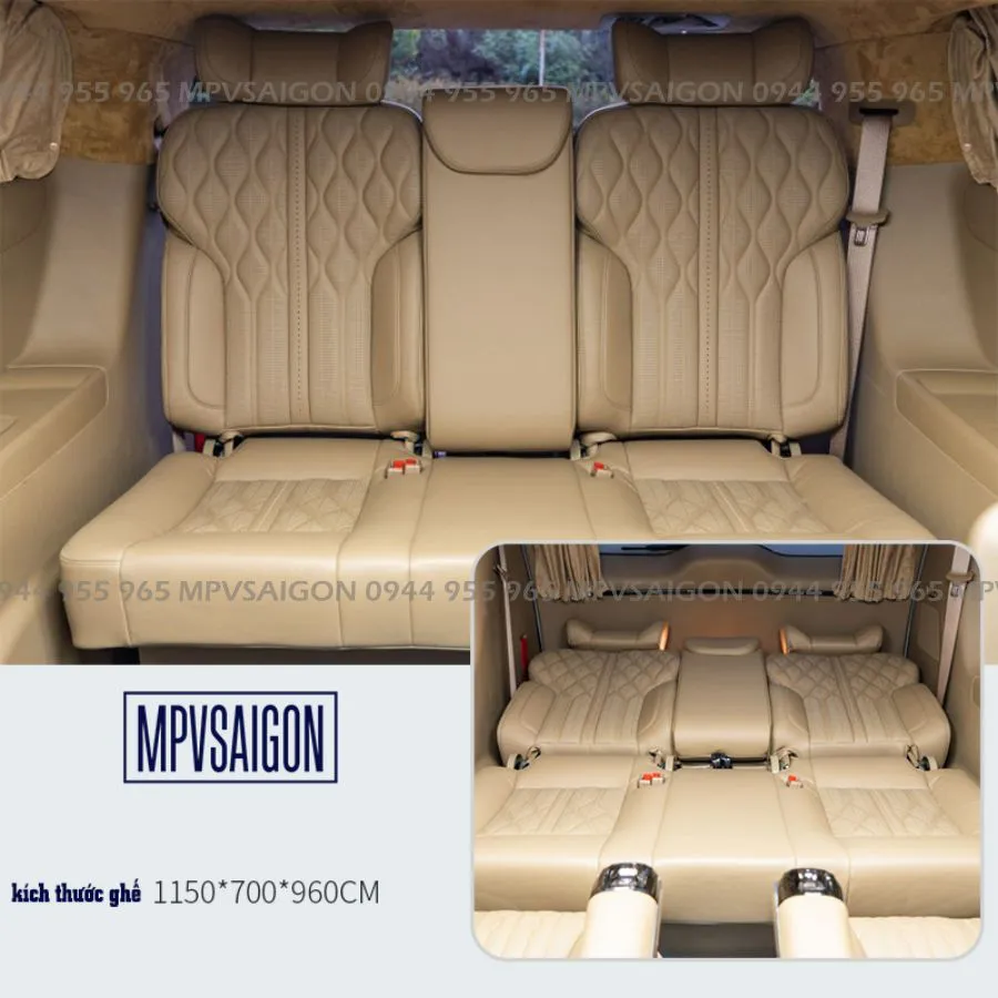 Ghế Limousine băng ba ngả giường phẳng Dreamer Sofa