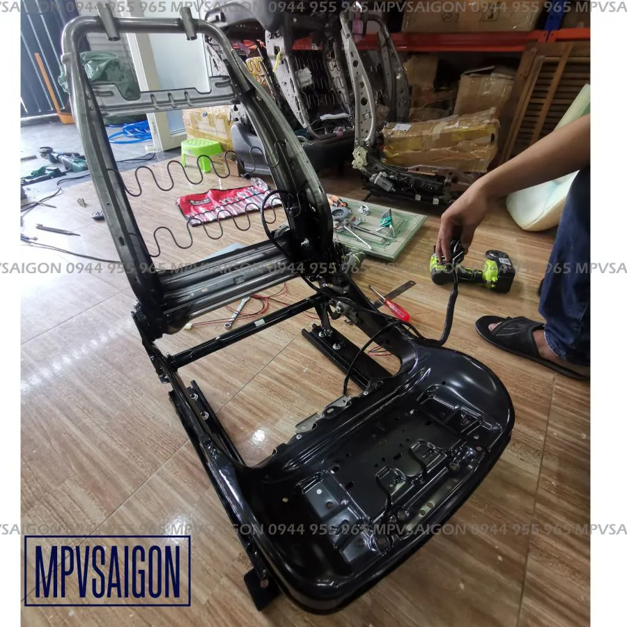 Nâng cấp ghế - độ ghế chỉnh điện Vinfast FADIL