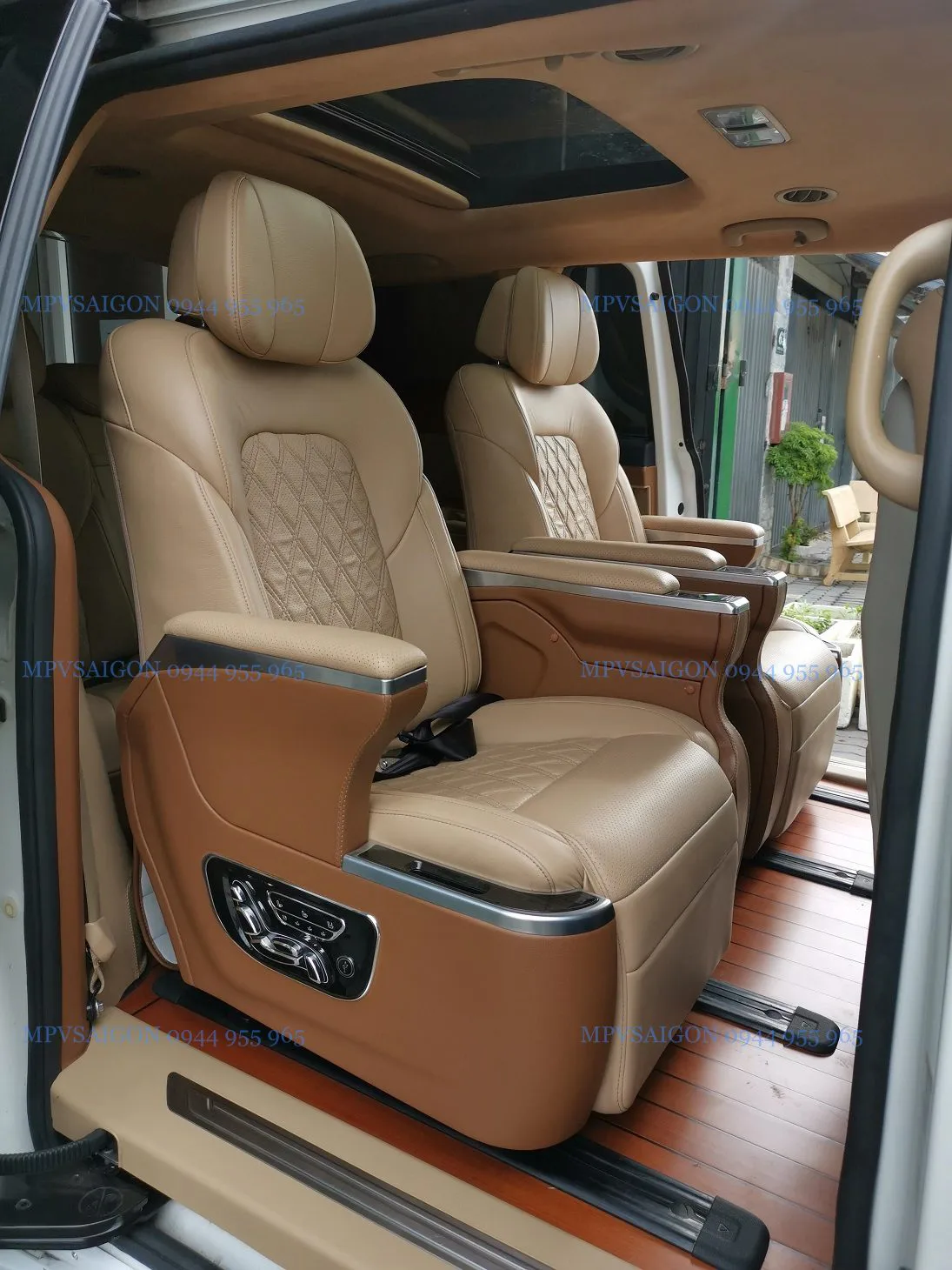 Nâng cấp ghế - độ ghế Limousine Kia Sedona