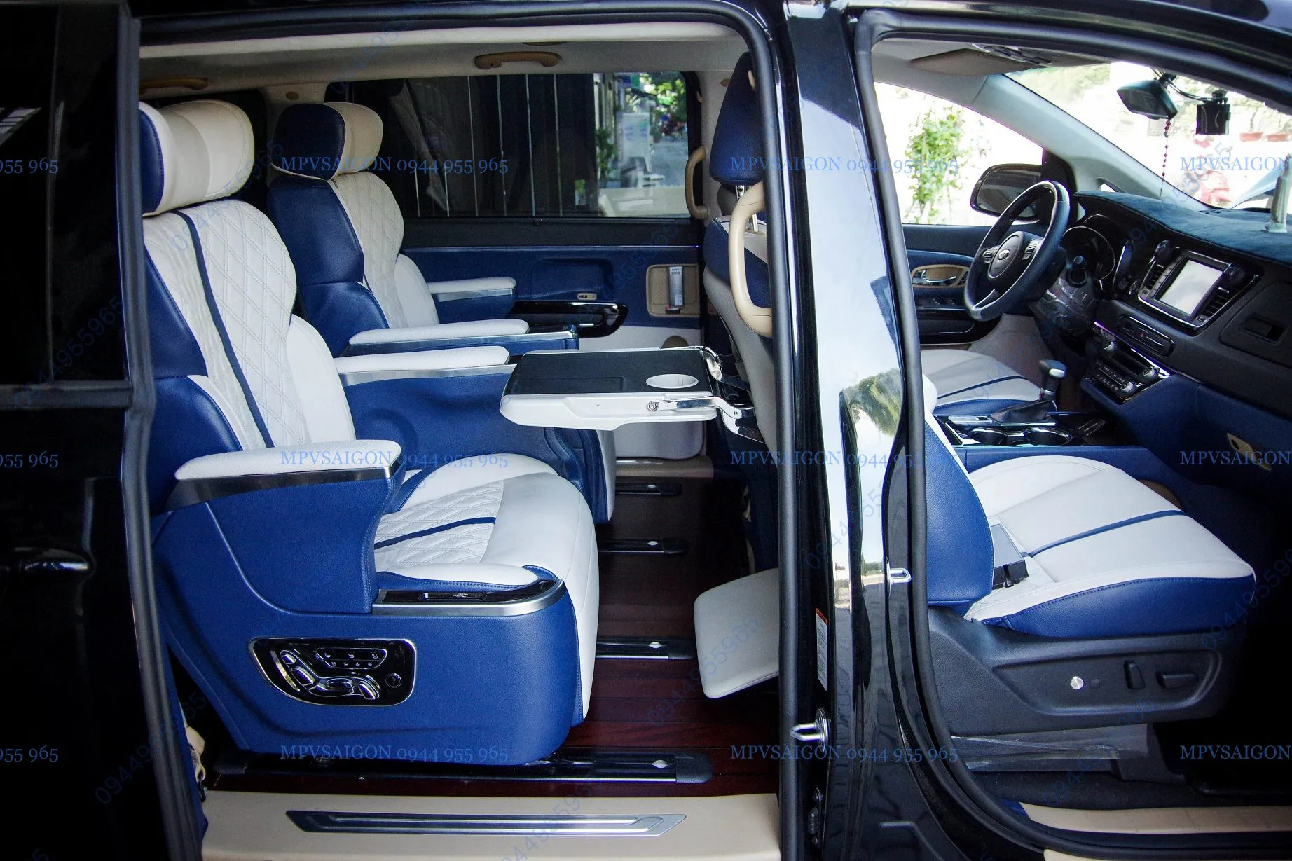 Nâng cấp ghế - độ ghế Limousine Kia Sedona