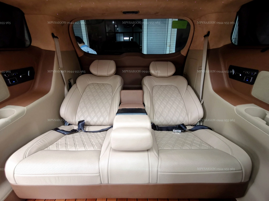 Nâng cấp ghế - độ ghế Limousine Kia Sedona